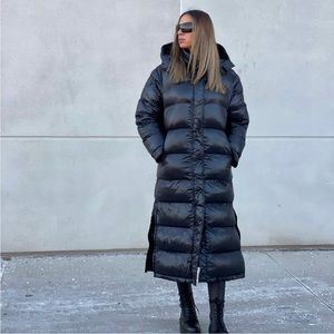 Toboggan down jacket.